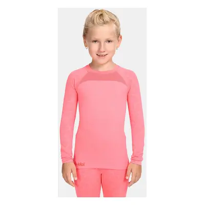 Girls' thermal underwear KILPI CAROL-JG Pink