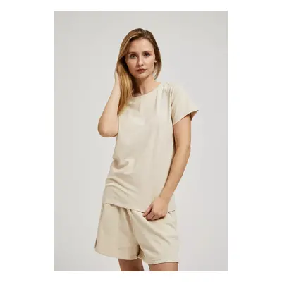 Women's T-shirt MOODO - beige