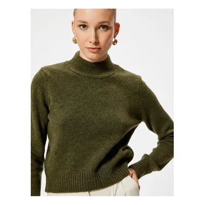 Koton Turtleneck Knitwear Sweater Long Sleeve Soft Textured