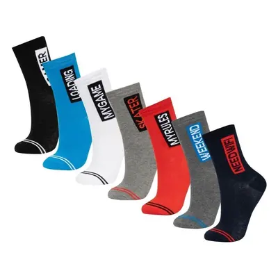 DEFACTO Boy's 7-Piece Cotton Long Socks