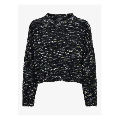 Black women's brindle sweater ONLY Gracie - Women