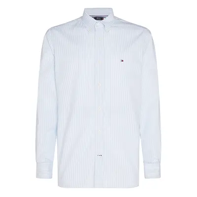 Tommy Hilfiger Shirt - FLEX REFINED OXFORD STRIPE SHIRT light blue