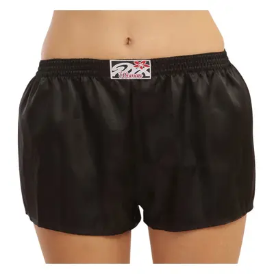 Women's boxer shorts Styx classic elastic satin black