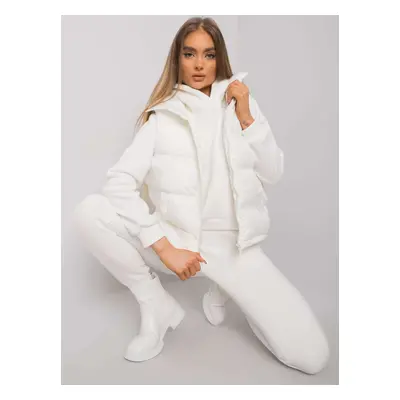 Women's white three-piece set