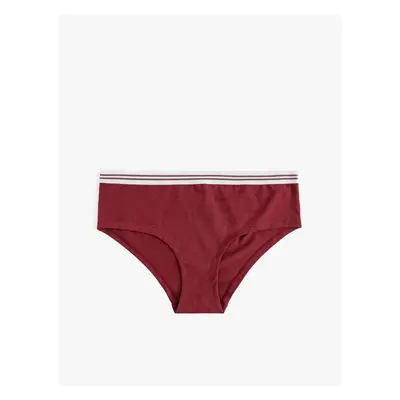 Koton High Waist Hipster Panties Cotton Color Contrast