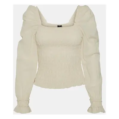 Cream blouse VERO MODA Doro - Women