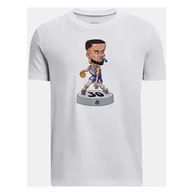 Under Armour T-Shirt UA CURRY BOBBLEHEAD SS-WHT - Boys