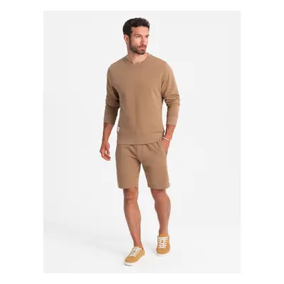 Ombre Men's sweatshirt set sweatshirt + shorts