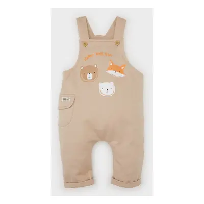 DEFACTO Baby Boy Newborn Printed Overalls Jumpsuit