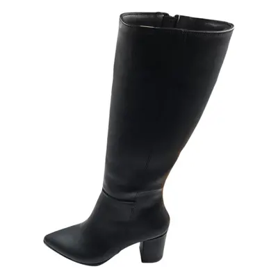 Trendyol Black Zippered Thick Block Heel Women's Boots