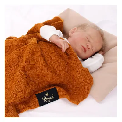 AGBO Wool baby blanket mustard Elf