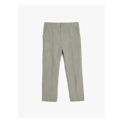 Koton Chino School Trousers Slim Fit with Pocket Detail