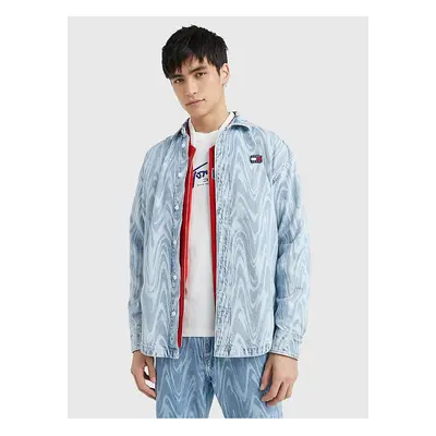 Light blue Mens Denim Outshirt Tommy Jeans - Men