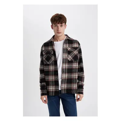 DEFACTO Relax Fit Checkered Lumberjack Long Sleeve Shirt