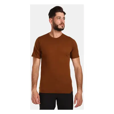 Men's merino wool T-shirt Kilpi SLOPER Brown