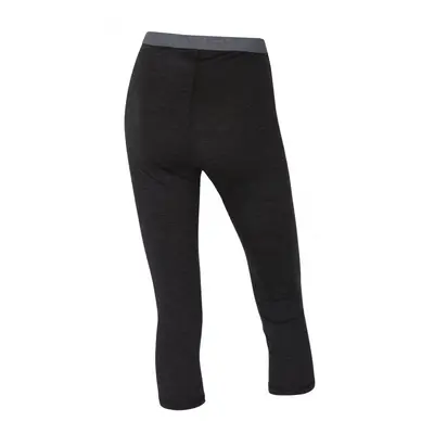 Women's 3/4 thermal pants HUSKY Merino black