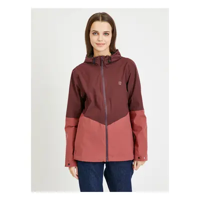 Burgundy Women's Winter Jacket with Hood Wrangler - Women