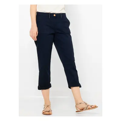 Dark blue 3/4 trousers CAMAIEU - Ladies