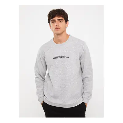 LC Waikiki Crew Neck Long Sleeve Printed Men's Sweatshirt