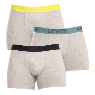 3PACK men's boxers Levis gray