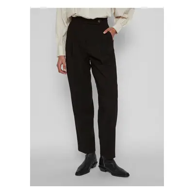 VILA Clory Black Women's Trousers - Women