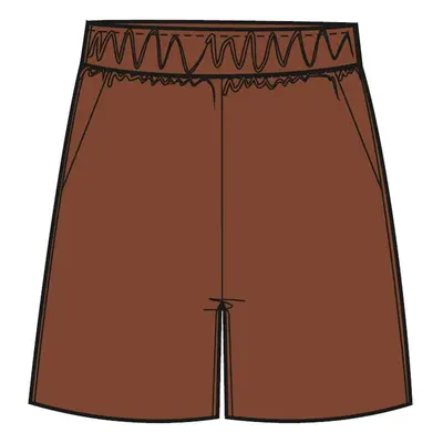 WOMEN'S SHORTS L-SH-4013 BROWN