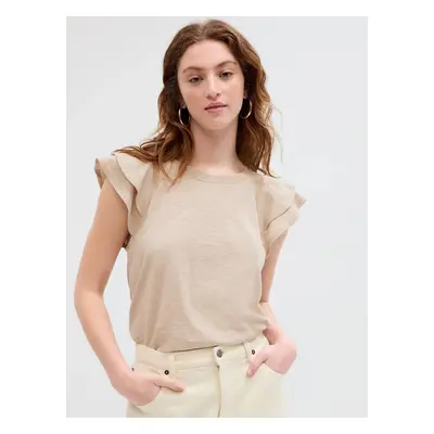 GAP T-shirt with ruffle sleeves - Women