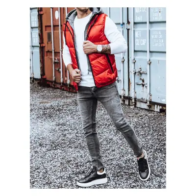 Men's Red Dstreet Vest