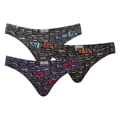 3PACK men's briefs Andrie multicolor