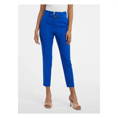 Orsay Blue Women's Shortened Pants - Women