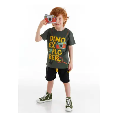 Denokids Dino Explorer Boys T-shirt Shorts Set