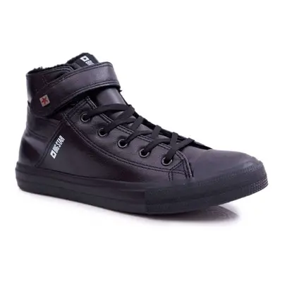 Men's high insulated sneakers Big Star - black