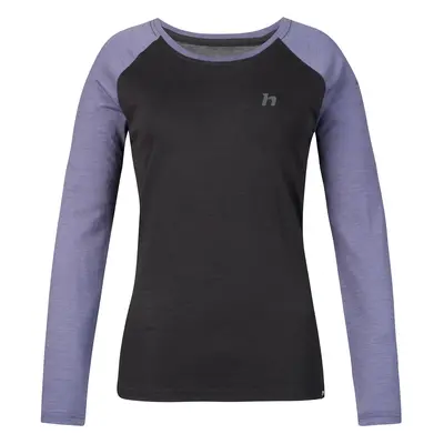 Women's long-sleeved T-shirt Hannah LESLIE L/S anthracite/wisteria