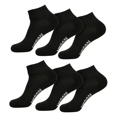 High Sneaker Socks 6-Pack Black