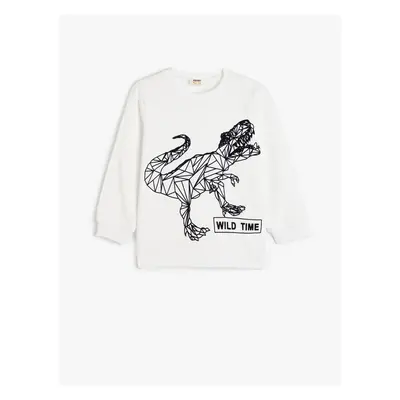 Koton Boy's Ecru Sweatshirt