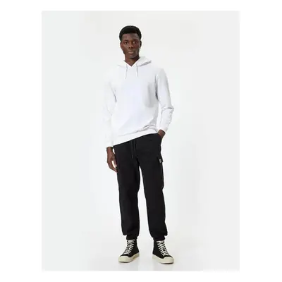 Koton Jogger Pants Cargo Pocket Detailed Lace Waist Cotton