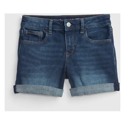 GAP Kids Denim Midi Shorts Washwell - Girls