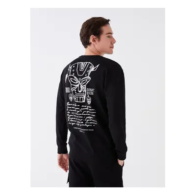 LC Waikiki Crew Neck Long Sleeve Printed Men's Sweatshirt