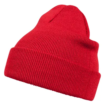 Basic Flap Beanie Red