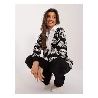 Cardigan-BA-SW-12035.09-black-white