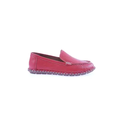 DGN 603-23y Women's Sewing Detailed Loafer Shoes