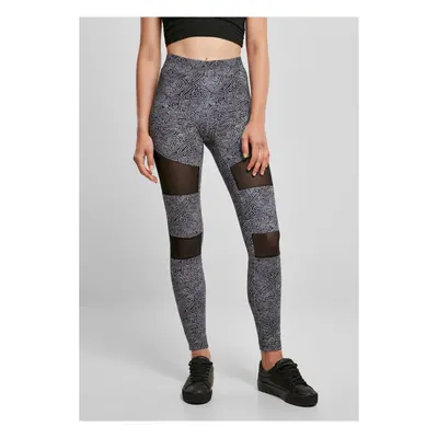 Women's Tech Mesh Leggings AOP Black