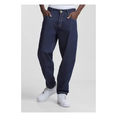 Men's Embossed Jeans Navy Blue