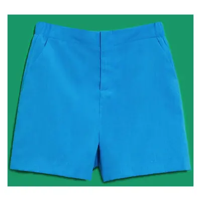 WOMEN'S SHORTS L-SH-4021 FRESH BLUE