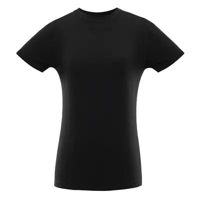 Women's underwear - ALPINE PRO BAMBA black T-shirt