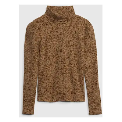 GAP Kids turtleneck leopard - Girls