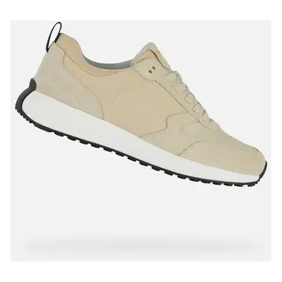 Beige men's sneakers Geox Volpiano - Men's