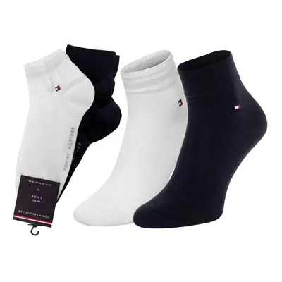 Tommy Hilfiger Woman's 2Pack Socks 300-322 White/Navy Blue