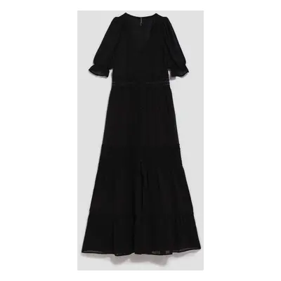 WOMEN'S DRESS L-SU-4054 BLACK