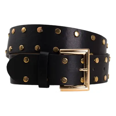 Black women's belt with buckle OCH BELLA